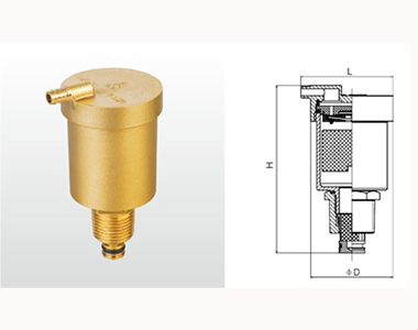 66mo威九国际黄铜自动排气阀B725X-16T结构图 66mo威九国际黄铜自动排气阀B725X-16T结构图