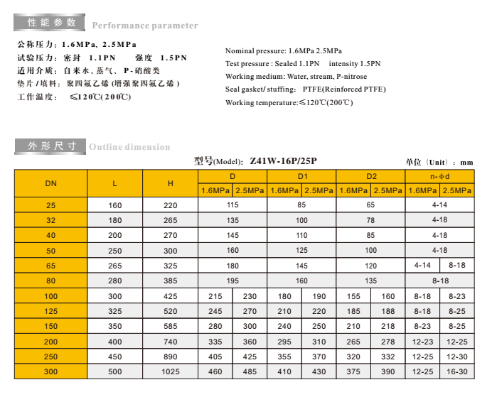 66mo威九国际不锈钢法兰闸阀外形链接尺寸 66mo威九国际不锈钢法兰闸阀外形链接尺寸