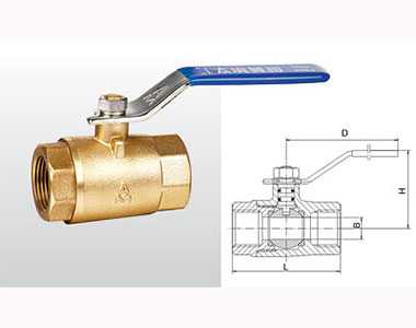 66mo威九国际黄铜球阀201结构图 66mo威九国际黄铜球阀201结构图