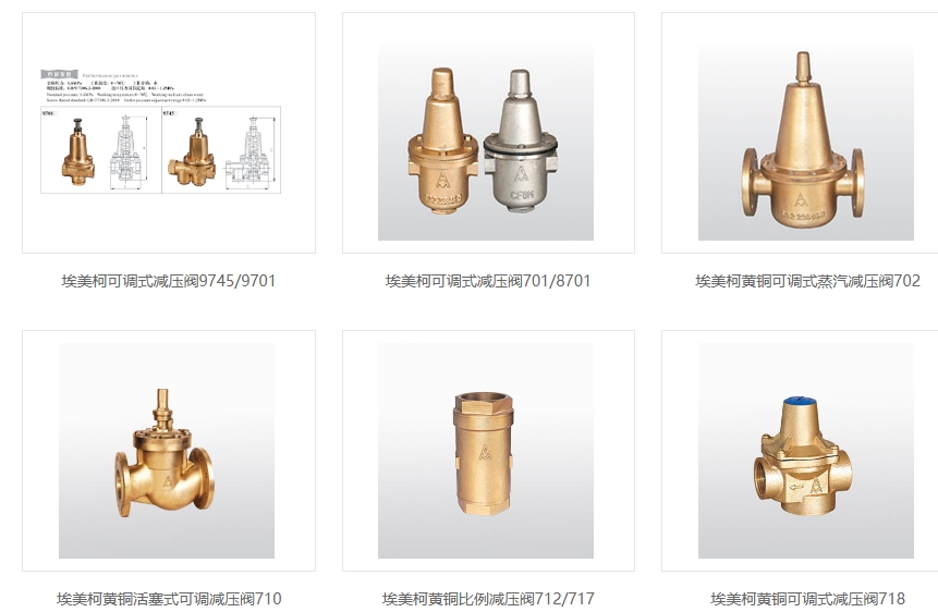 66mo威九国际黄铜减压阀展示