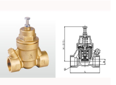 66mo威九国际黄铜过滤型减压阀719