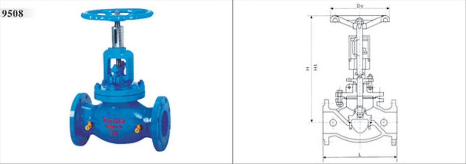 66mo威九国际平衡阀 (KPF)9508结构图
